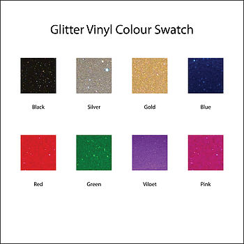 Personalised Glitter Wording Wall Sticker, 3 of 3