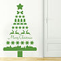 Nordic Christmas Tree Wall Sticker, thumbnail 1 of 3