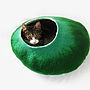 In The Meadow Cat Bed Handmade From Wool, thumbnail 2 of 3