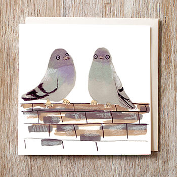 Birds Card Pigeons, 2 of 2