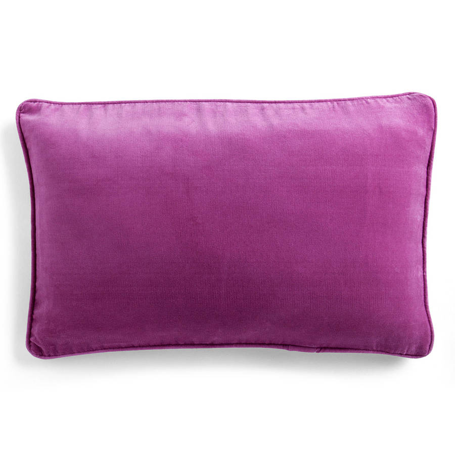 velvet cushions