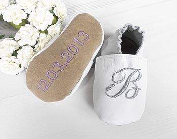 Personalised Initial Baby Shoes, 7 of 12