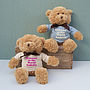 Personalised Welcome To The World Teddy Gift, thumbnail 1 of 4