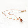 Rose Gold Necklace, thumbnail 3 of 12