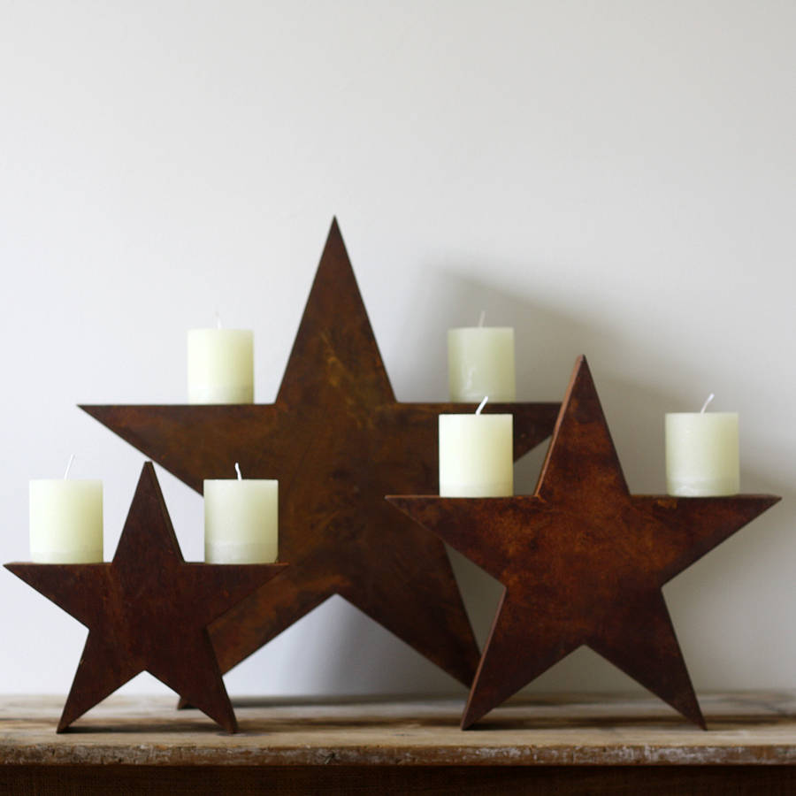 Rusty Star Decorations, 1 of 6