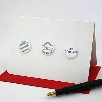 Graduation Badge And Magnet Card, 3 of 7