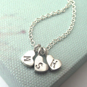 personalised little love heart necklace by zelda wong ...