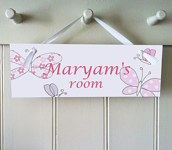 Girl's Room Sign By Lucy Sheeran | notonthehighstreet.com