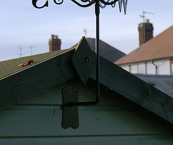 Witch And Cat Steel Weathervane Made In Britain, 2 of 2