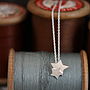 Handmade Silver Star Necklace, thumbnail 3 of 7