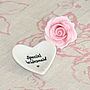 'Special Bridesmaid' Tiny Porcelain Heart, thumbnail 1 of 10