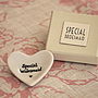 'Special Bridesmaid' Tiny Porcelain Heart, thumbnail 7 of 10