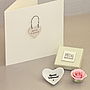 'Special Bridesmaid' Tiny Porcelain Heart, thumbnail 2 of 10