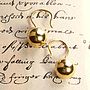 Ball Hook Gold Plated Silver Earrings, thumbnail 4 of 6