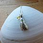 Silver Bee Necklace, thumbnail 2 of 3