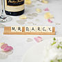 Personalised Vintage Scrabble Desk / Place Name, thumbnail 3 of 3