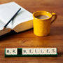 Personalised Vintage Scrabble Desk / Place Name, thumbnail 2 of 3