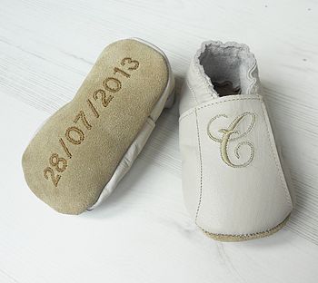 Personalised Baby Shoe With Birth Details, 2 of 12
