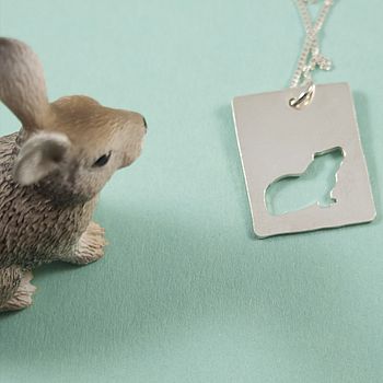 Sterling Silver Pet Silhouette Pendant, 3 of 9