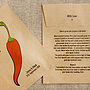10 'Some Like It Hot' Seed Packet Favours, thumbnail 4 of 4