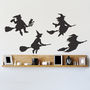 Halloween Witches Wall Sticker Set, thumbnail 2 of 7