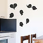 Ghosts Halloween Wall Stickers, thumbnail 2 of 6