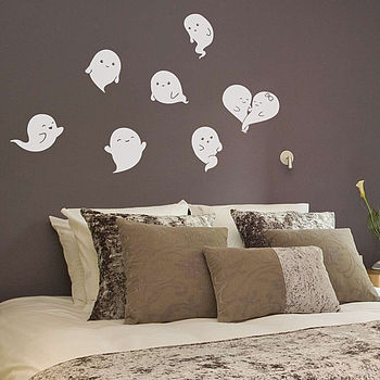 Ghosts Halloween Wall Stickers, 3 of 6