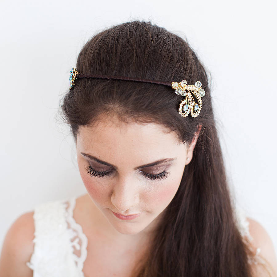 1950s Headband Hairstyle Wedding Ideas