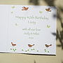 Personalised Topiary Number Card, thumbnail 7 of 8