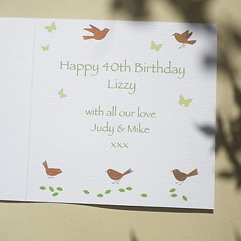 Personalised Topiary Number Card, 7 of 8