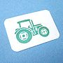 Mini Tractor Rubber Stamp, thumbnail 2 of 3