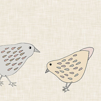 Two Hens Card, 2 of 2