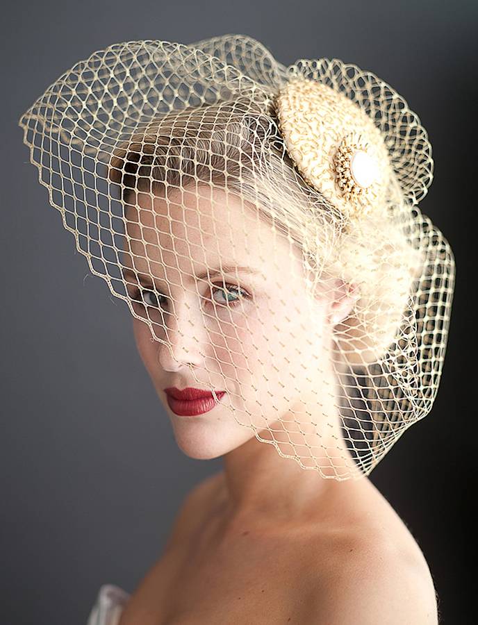 Vintage Birdcage Veil 6