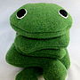 Frog Bean Bag Personalised And Handmade, thumbnail 5 of 7