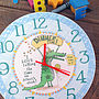 Personalised Kids Wall Clock, thumbnail 7 of 8