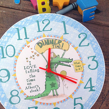 Personalised Kids Wall Clock, 7 of 8