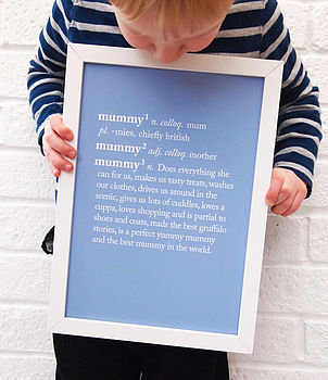 Personalised Mum And Dad Dictionary Print, 3 of 4