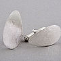 Fig Silver Cufflinks, thumbnail 1 of 6