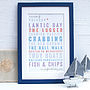 Personalised Perfect Holiday Framed Print, thumbnail 1 of 5