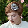 Bridal Circular Headpiece, thumbnail 3 of 4