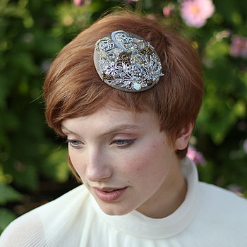 Bridal Circular Headpiece, 3 of 4