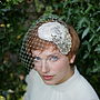 Vintage Inspired Bridal Headdress With Veil, thumbnail 1 of 3