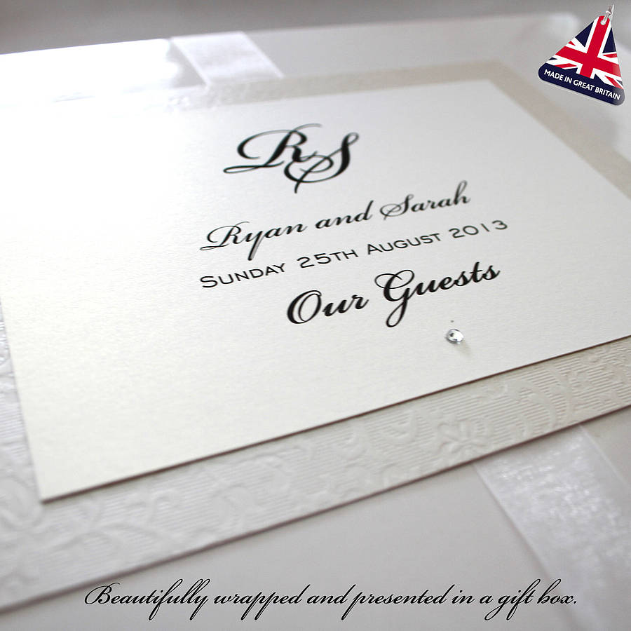 Wedding Guest Book Large Size By 2by2 Creative Notonthehighstreet