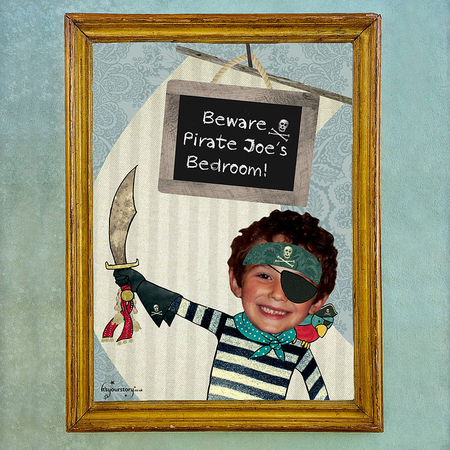 Personalised Pirate Poster By Itsyourstory | notonthehighstreet.com