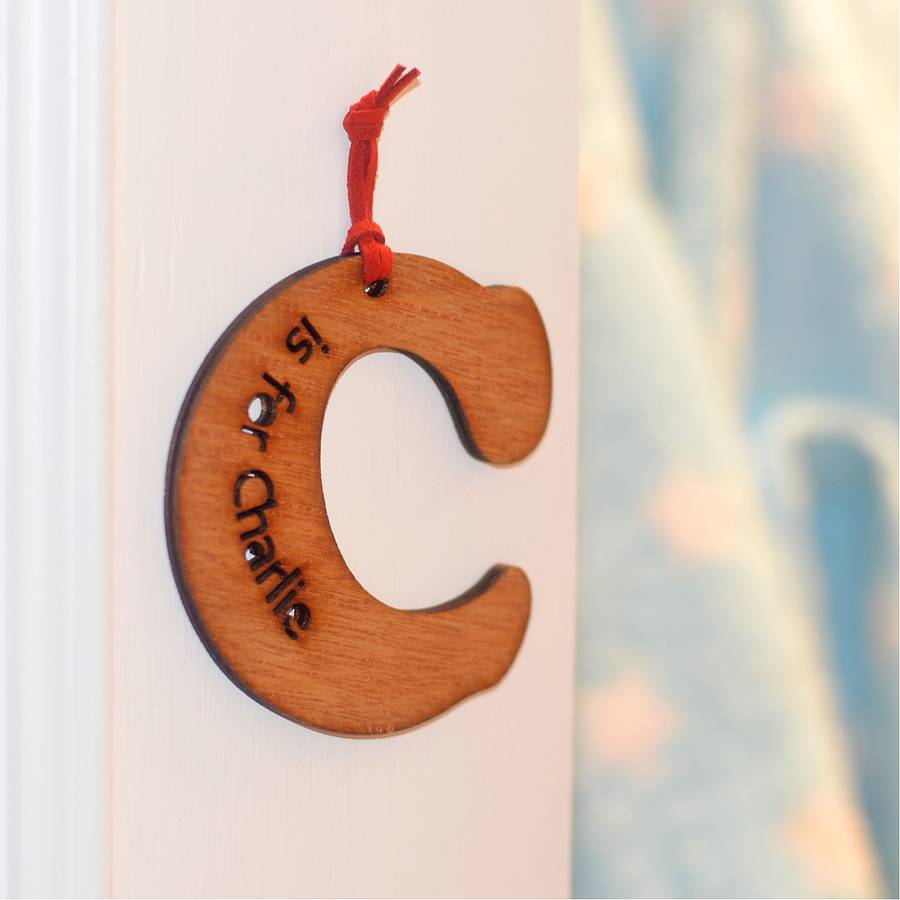 Personalised Wooden Name Plaque By The North Kind