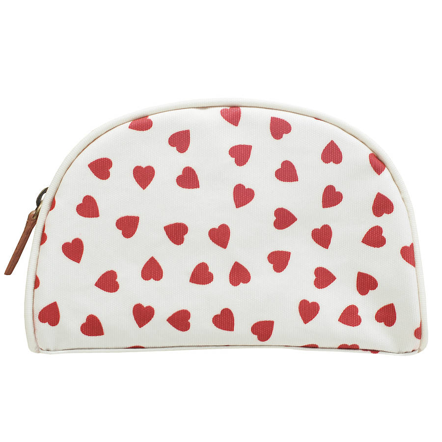 hearts make up bag by alphabet bags