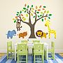 Jungle Animals And Tree Wall Stickers, thumbnail 3 of 4