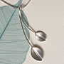Elegant Sterling Silver Leaves Necklace, thumbnail 3 of 7