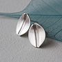 Elegant Sterling Silver Leaves Necklace, thumbnail 5 of 7