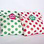 Spotty Christmas Party Bags And Stickers, thumbnail 6 of 8